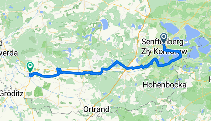 Elsterradweg Senftenberg Elsterwerda