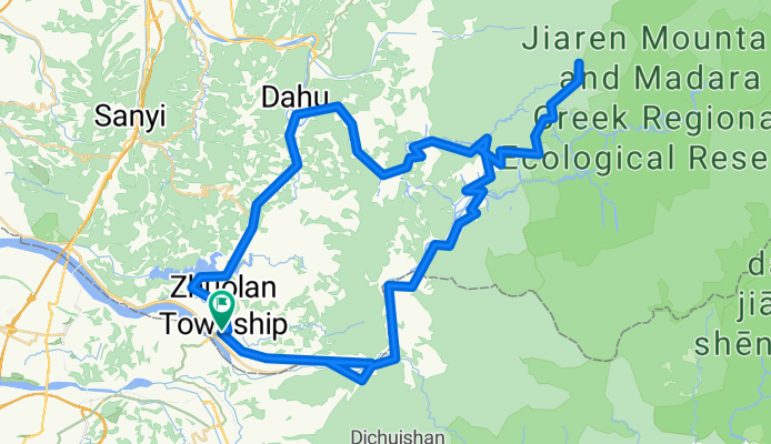 卓蘭司馬限林道東洗水山大湖