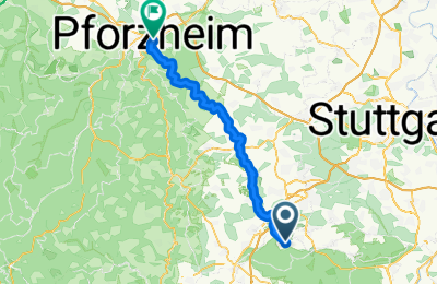 Route in der Bikemap App öffnen