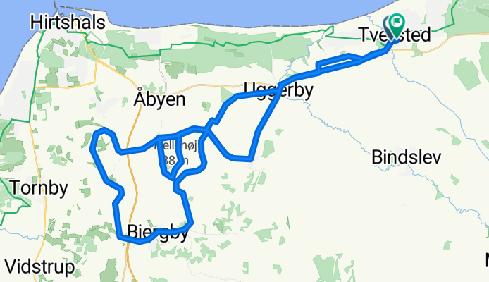 Tversted 53 km