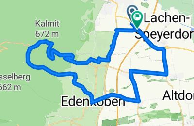 Route in der Bikemap App öffnen
