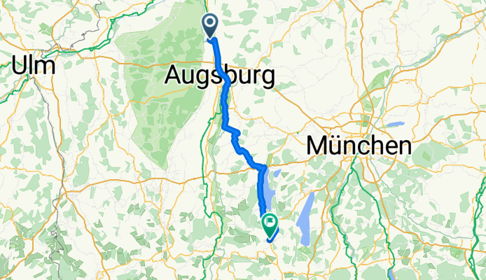 5  Langweid am Lech - Weilheim / Oberbayern