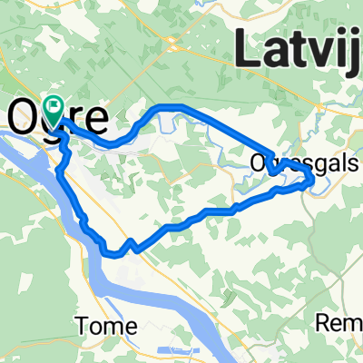 Vasaras velobrauciens Ogre-Ciemupe-Ogresgals-Ogre