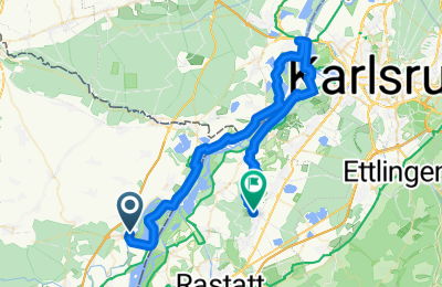Route in der Bikemap App öffnen