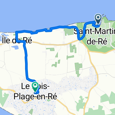 sm de re naar b&amp;b via kust