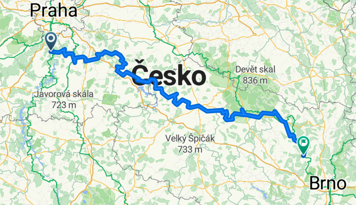 sazava radweg und burg pernstejn