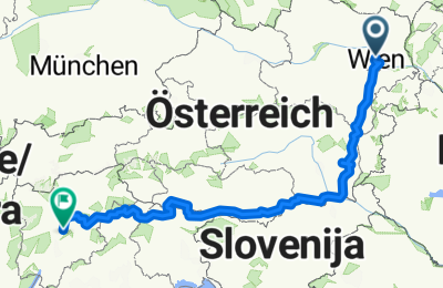 Route in der Bikemap App öffnen