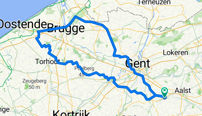 Gent-Brugge-Oostende-Deinze