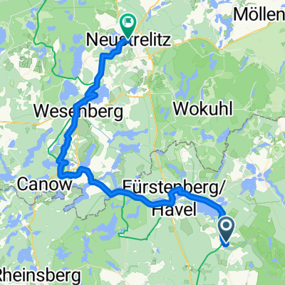 Berlin Kopenhagen Teil 5 -Neustrelitz- 57km