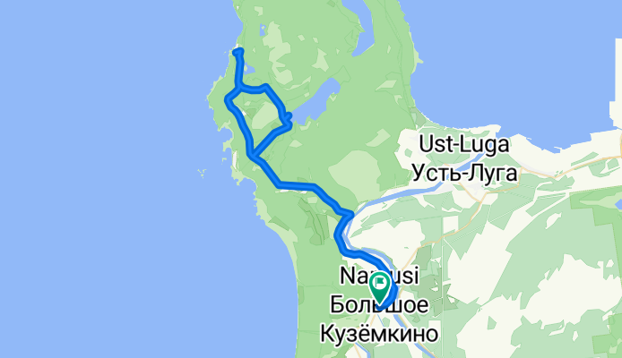 Kurgalskiy Poluostrov: Volkovo - Beloe ozero - Tiskolovo - Volkovo