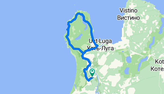 Kurgalskiy Poluostrov: Volkovo - Bolshoe Kuzemkino - Tiskolovo - ozero Lipovskoe - Rodnik - Finskiy zaliv - Preobrazhenka - Volkovo