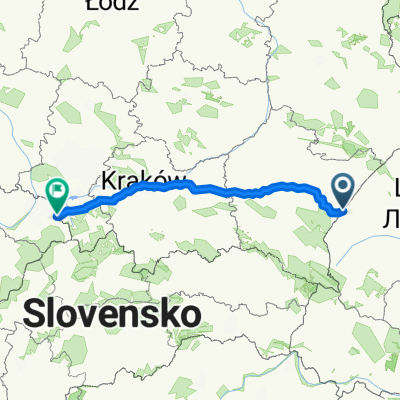Przemysl-Rzeszow-Tarnow-Krakow-Cieszyn