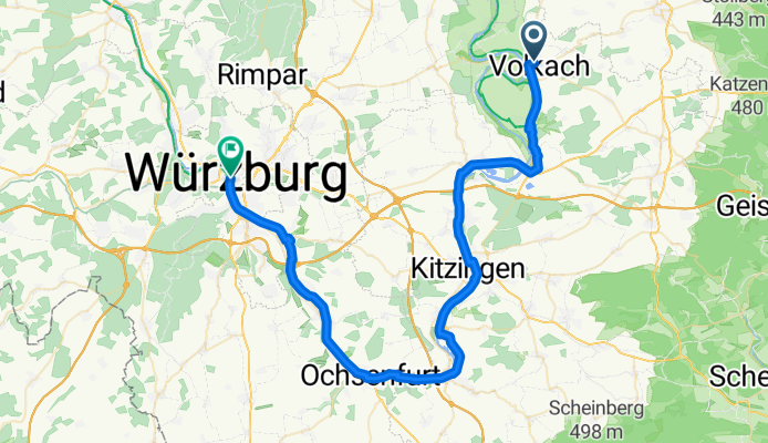 11. Volkach Würzburg lang 60 km