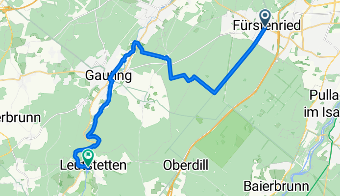 Fürstenried - ForstKasten - Gauting - Leustetten
