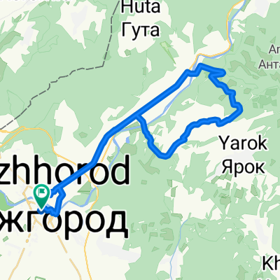 Ужгород-Оріховці-Полігон-Невицьке-Ужгород