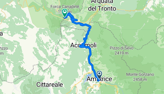 5 Abruzzen Amatrice - Forca Cannapine