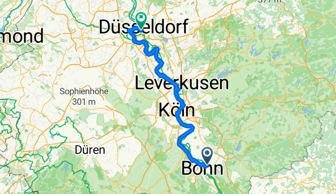 Bonn - Düsseldorf