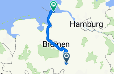 Route in der Bikemap App öffnen