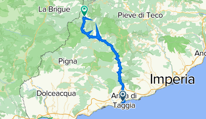 Arma di Taggia - Taggia - Molini di Triora - Triora - Creppo - Verdeggia