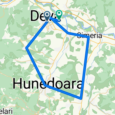 Deva - Alasu Sec - Hunedoara - Calan - Bacia - Simeria - Deva