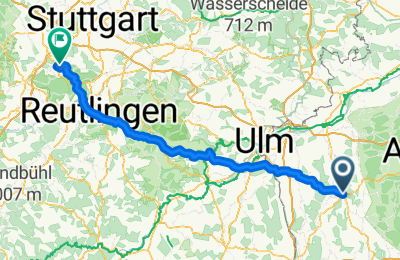 Route in der Bikemap App öffnen