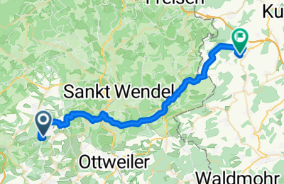 Route in der Bikemap App öffnen