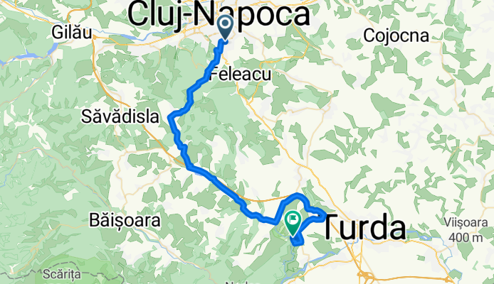 Cluj Napoca - Cheile Turzii prin Sandulesti