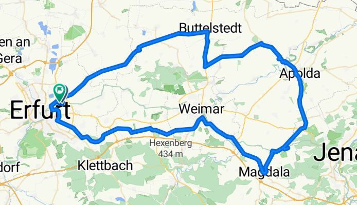 Erfurt-Apolda-Weimar-Erfurt