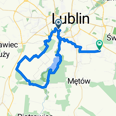 Lublin. Gaj+Zalew (48.7 km)
