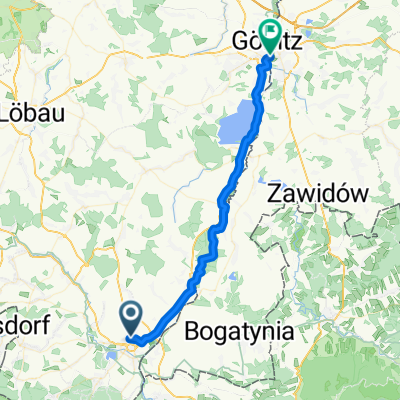 Zittau nach Görliltz