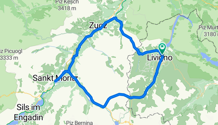 AlpinTour 2015 - Livigno - St. Moritz - Livigno