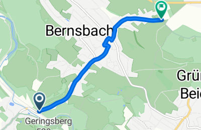 Route in der Bikemap App öffnen
