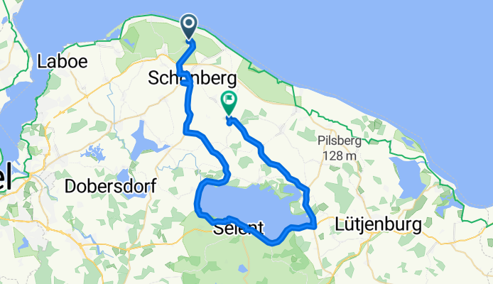 Ostsee Reha - Schönberg - Umrundung Selenter See - Bendfeld Café De Schooster Schoko süße Sünde
