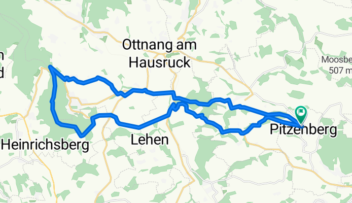Pitzenberg-Pettenfirsthütte-Hohe Rast-Pitzenberg