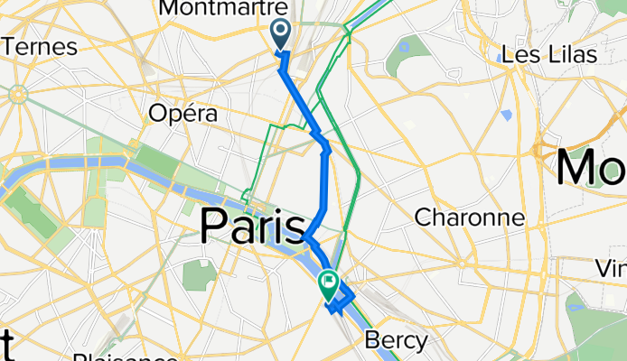 Paris gare du Nord - Austerlitz