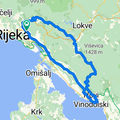 GorskoPrimorska(Cavle-Fuzine-Novi-Cavle)