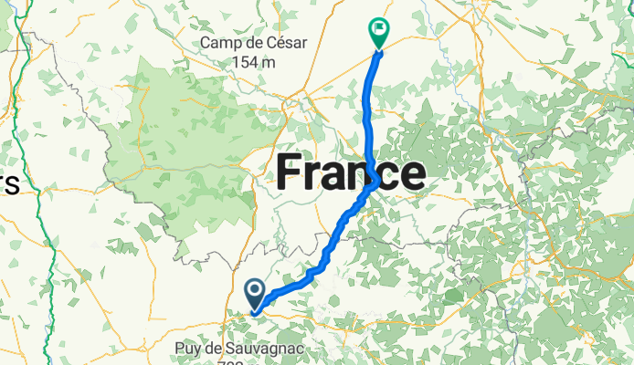 2015 Ride Day 41 - la Souterraine to Issoudun