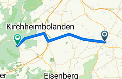Route in der Bikemap App öffnen