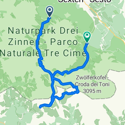 tour delle Tre Cime di Lavaredo