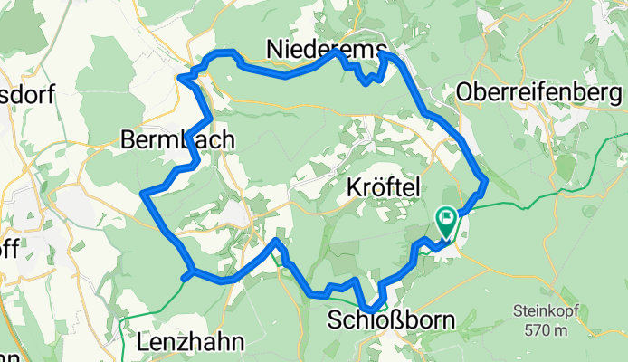 Glashütten-Schlobo-Heftrich-Bermbach-Esch-Niederems-Wüstems-Oberems-Glashütten
