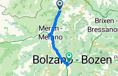 Route in der Bikemap App öffnen