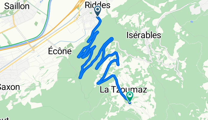Riddes to La Tzoumaz