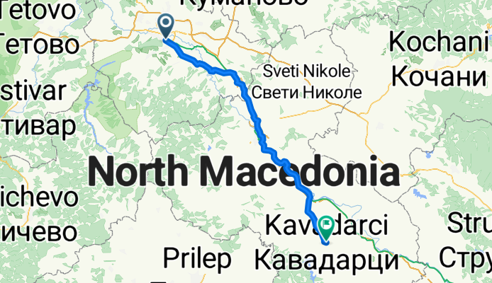 skopje - kavadarci