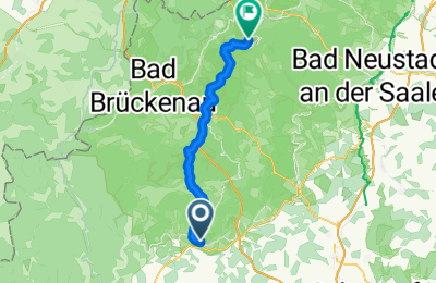 Route in der Bikemap App öffnen