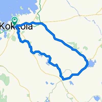 Kokkola-Seljes-Kaustinen-Ullava-Kälviä-Kokkola