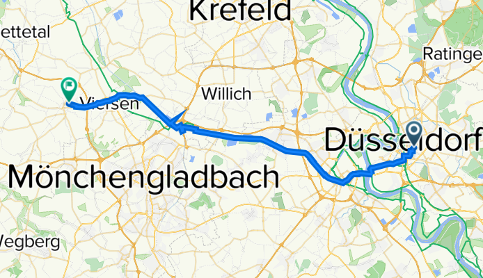 Düsseldorf Hbf - Dülen Bahnhof