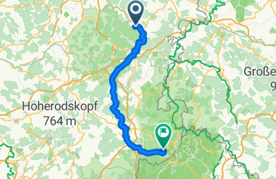 Route in der Bikemap App öffnen