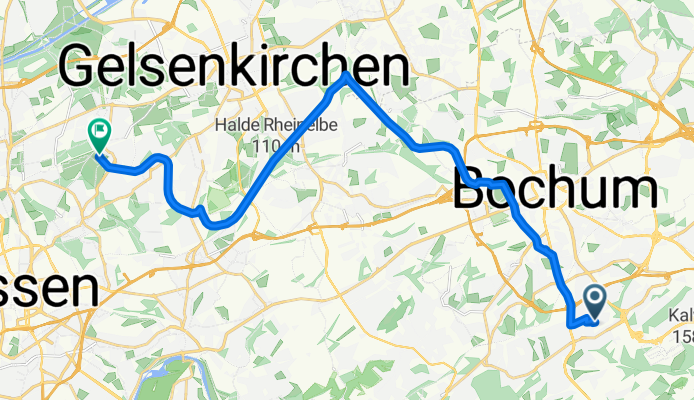 Erzbahntrasse Jahrhunderthalle - Zollverein Arbeitsweg CLONED FROM ROUTE 139908