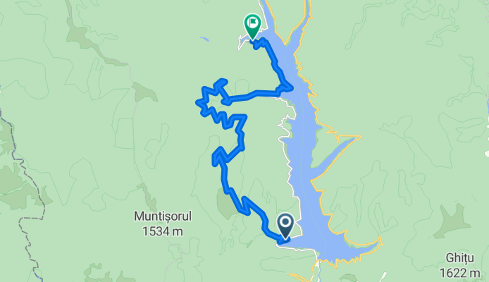 Vidraru - Cabana Cumpana drum forestier