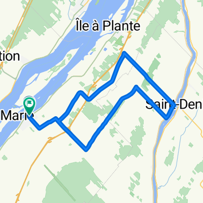 Boucle 45 KM verchères - St-Antoine - Calixa Lavallée